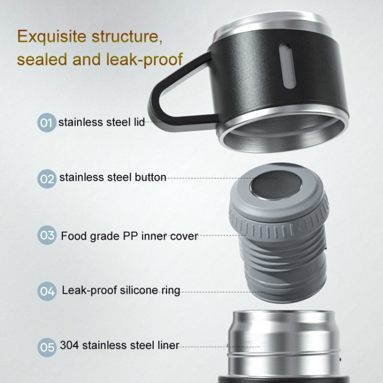 500ml 304 Stainless Steel Thermos Cup | 12-Hour Insulation | Gift Box Set