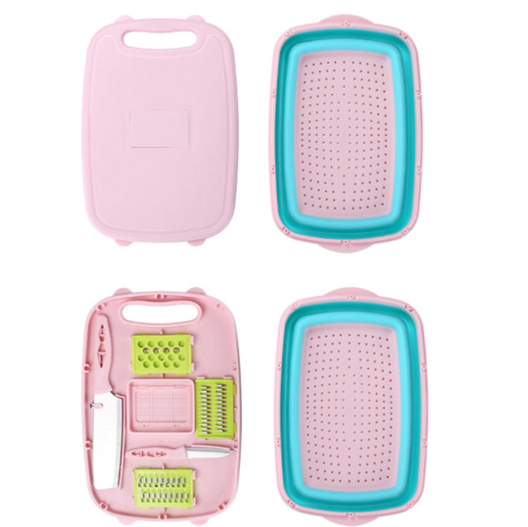 9-in-1 Folding Cutting Board Set with Knife & Blades