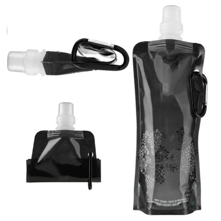 Foldable Silicone Water Bottle 500ml - Ultralight Collapsible Flask for Hiking & Camping