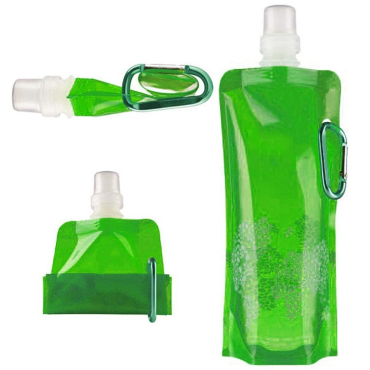 Foldable Silicone Water Bottle 500ml - Ultralight Collapsible Flask for Hiking & Camping