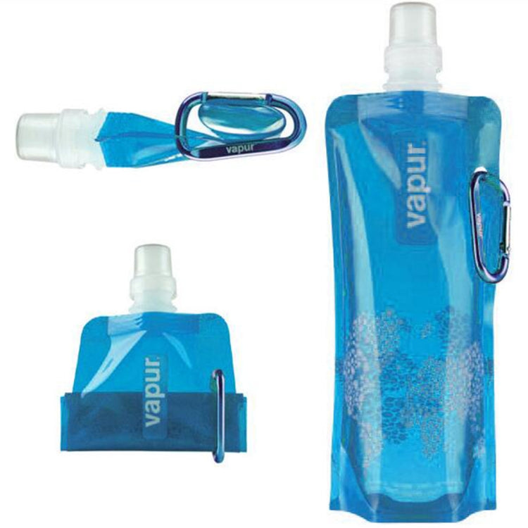 Foldable Silicone Water Bottle 500ml - Ultralight Collapsible Flask for Hiking & Camping