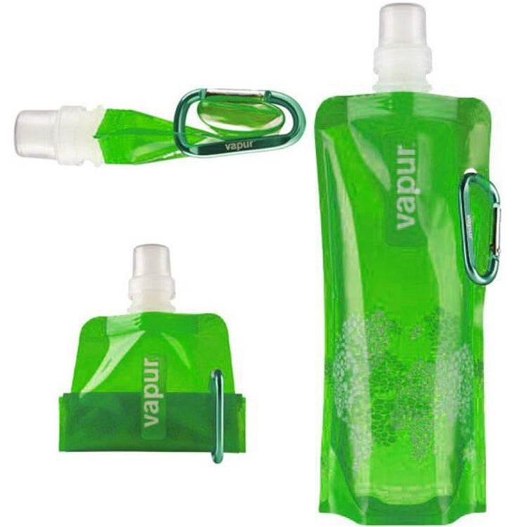 Foldable Silicone Water Bottle 500ml - Ultralight Collapsible Flask for Hiking & Camping