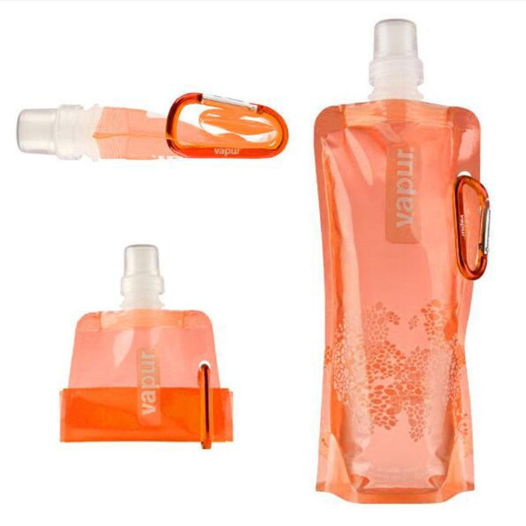 Foldable Silicone Water Bottle 500ml - Ultralight Collapsible Flask for Hiking & Camping