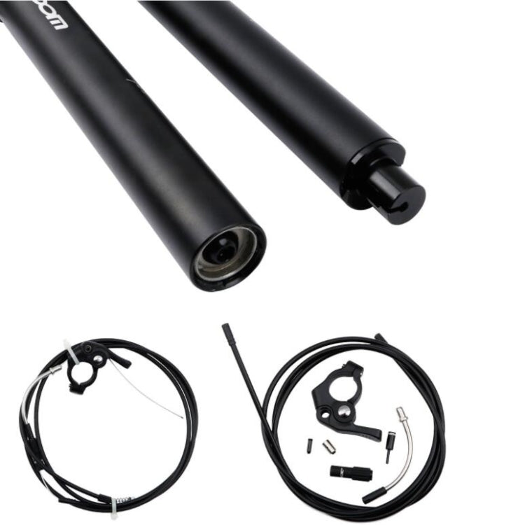 ZOOM Fahrrad Drahtgesteuerte Hydraulische Variostütze Mountainbike-Sattelstütze, 31,6mm 375mm Externe Zugführung, 30,9mm 400mm Interne Zugführung, 31,6mm 400mm Interne Zugführung