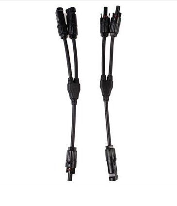 MC4 Branch Y Adapter Connectors for Solar Panels – 1 Pair (M/M/F & F/F/M)
