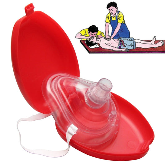 CPR Pocket Resuscitator Mask with One-Way Valve | Emergency First Aid Breathing Mask
