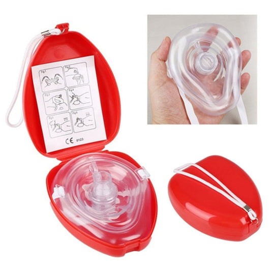 CPR Pocket Resuscitator Mask with One-Way Valve | Emergency First Aid Breathing Mask