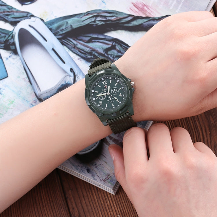Men's Canvas Strap Luminous Watch – Quartz, 40mm Dial, Multiple Colourways