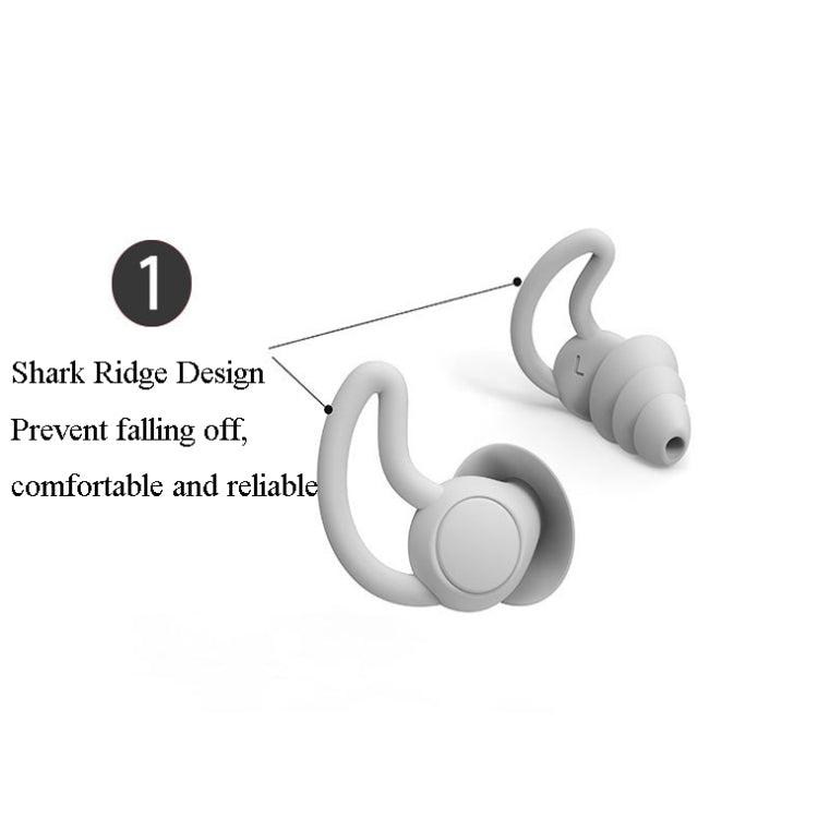 Shark Fin Silicone Earplugs for Sleeping – Noise Reduction (4 Variants)