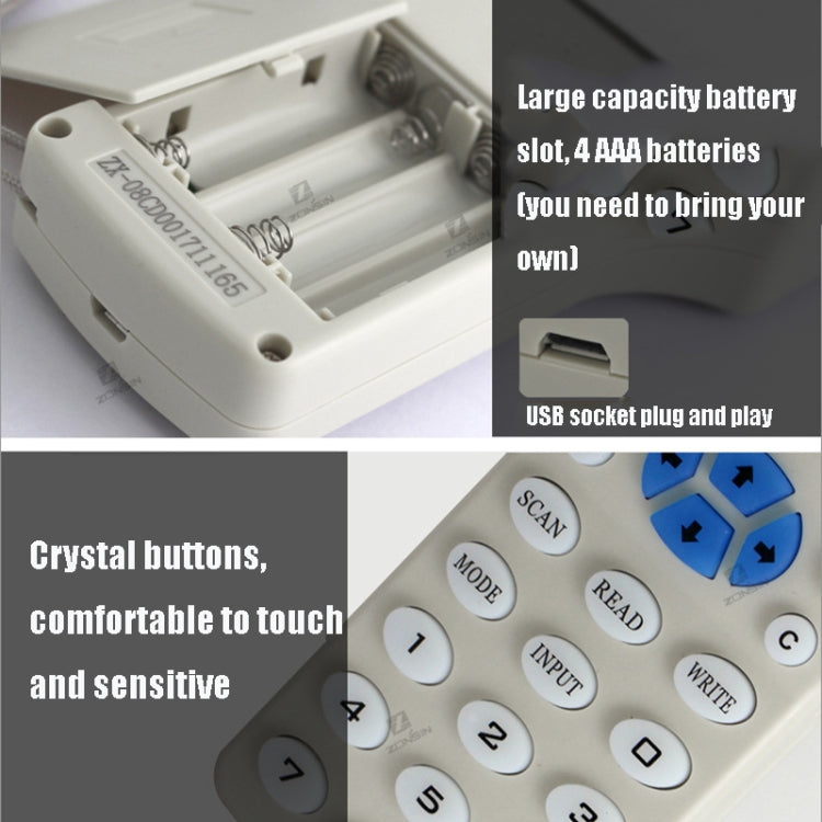 Zonsin ZX-08CD RFID Card Programmer – 125KHz & 13.56MHz