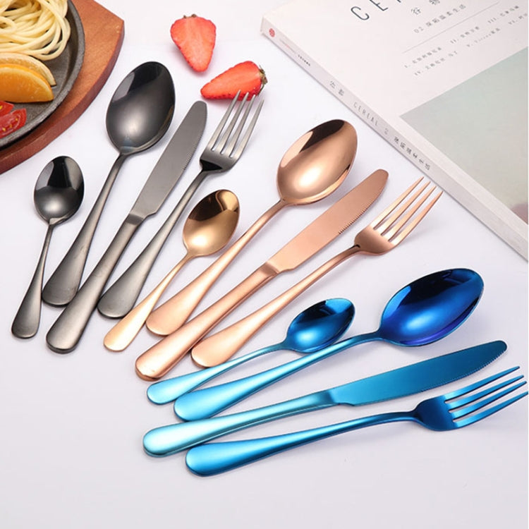 24-Piece Stainless Steel Cutlery Gift Set | Knife, Fork & Spoon Set for 6
