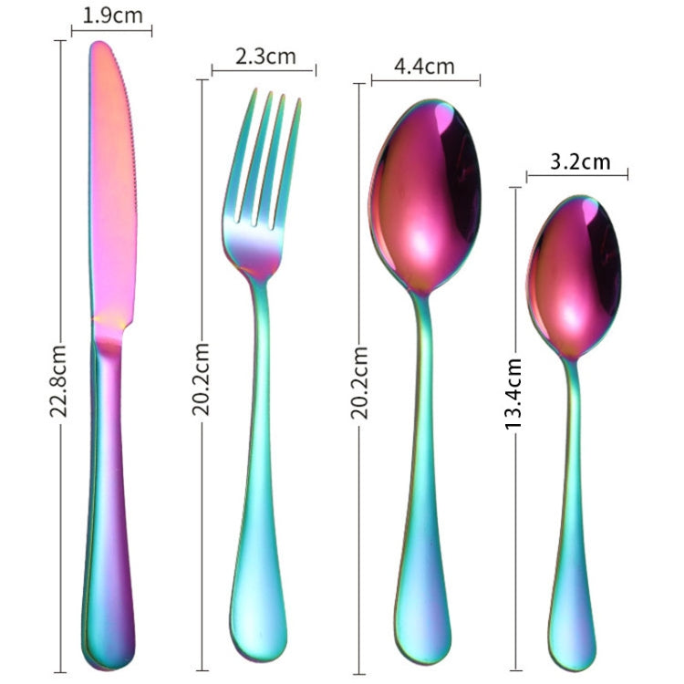 24-Piece Stainless Steel Cutlery Gift Set | Knife, Fork & Spoon Set for 6
