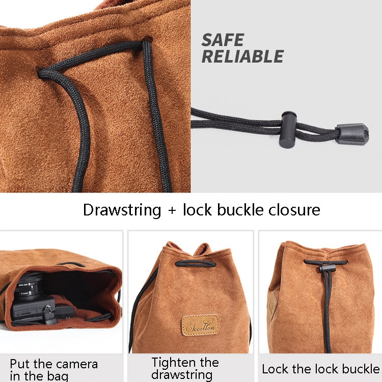 Camera Lens Bag – Cotton Liner Shockproof Protective Pouch
