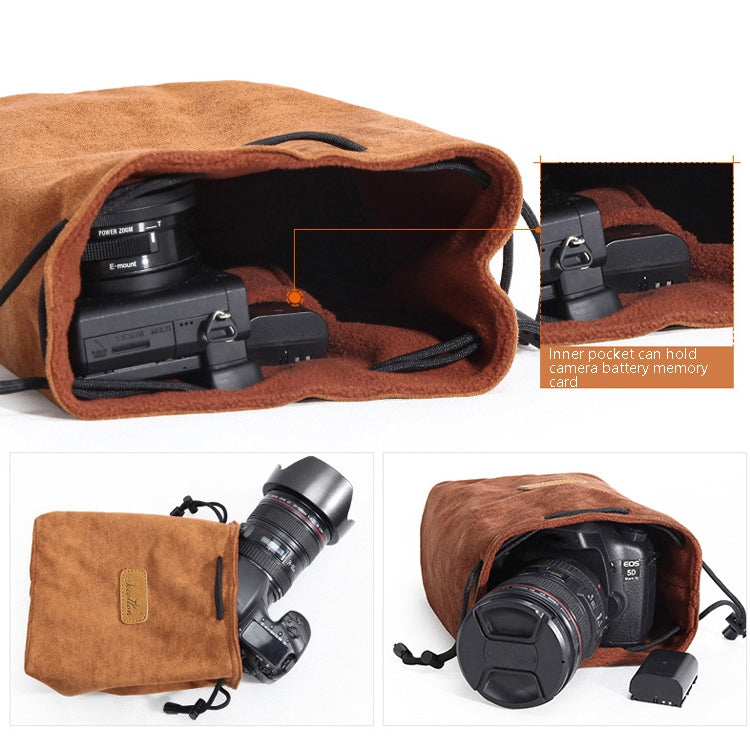 Camera Lens Bag – Cotton Liner Shockproof Protective Pouch
