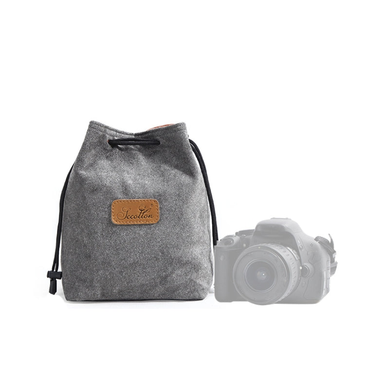 Camera Lens Bag – Cotton Liner Shockproof Protective Pouch