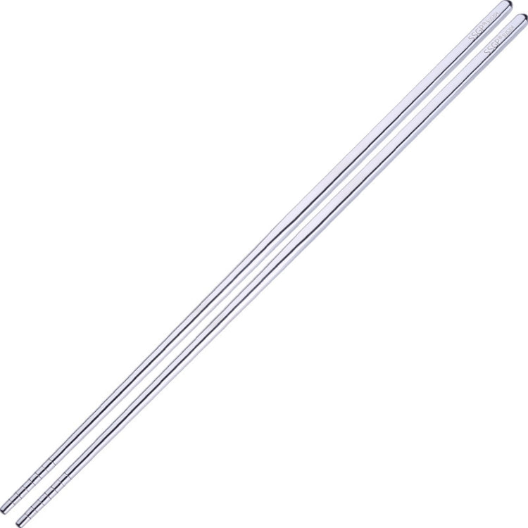 1 Paar verlängerte Essstäbchen, Edelstahl, rutschfest, verbrühungssicher, lange Essstäbchen, Nudel-Essstäbchen, Hot Pot Essstäbchen, 36cm