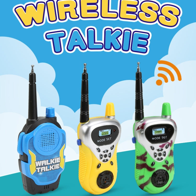 Kids Walkie Talkies Set | Wireless Two-Way Radio Toy for Children 3+ | Yellow, Green & Blue