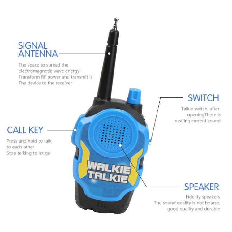 Kids Walkie Talkies Set | Wireless Two-Way Radio Toy for Children 3+ | Yellow, Green & Blue