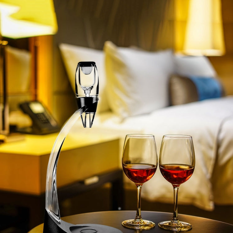 Quick Wine Decanter Set with Pourer & Filter — 16cm Aerating Decanter