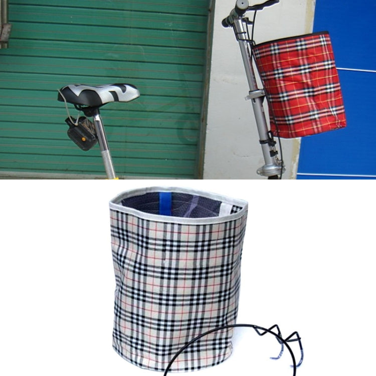 Folding Bicycle Handlebar Basket | Waterproof Cloth | No-Tool Fit | 4 Colours