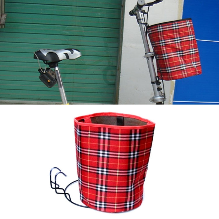 Folding Bicycle Handlebar Basket | Waterproof Cloth | No-Tool Fit | 4 Colours
