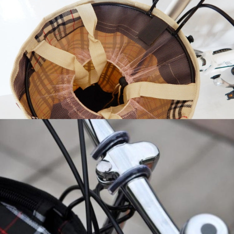 Folding Bicycle Handlebar Basket | Waterproof Cloth | No-Tool Fit | 4 Colours