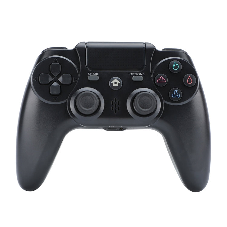 ZR486 Kabelloser Gamecontroller für PS4, Weiß, Schwarz, Burst, Lila Sternenhimmel