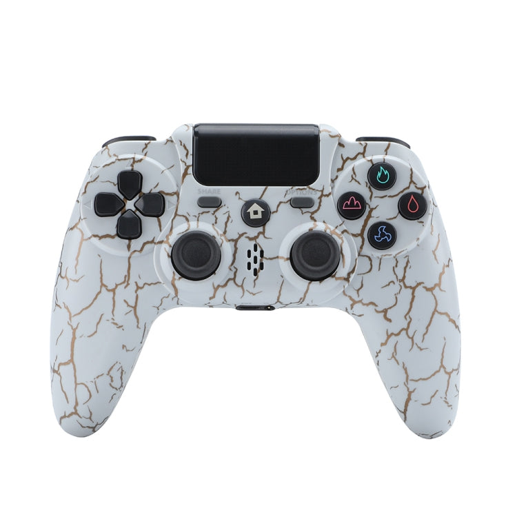 ZR486 Kabelloser Gamecontroller für PS4, Weiß, Schwarz, Burst, Lila Sternenhimmel