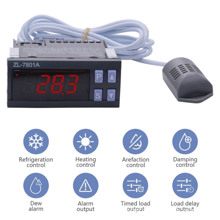 ZL-7801A Dual Output Intelligent Temperature & Humidity Controller