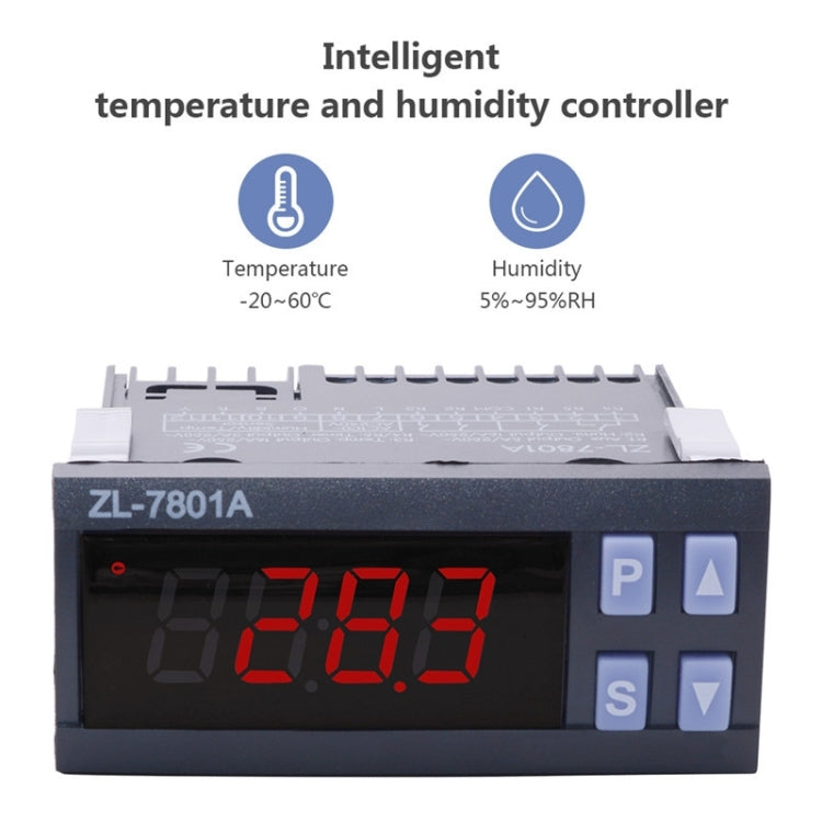 ZL-7801A Dual Output Intelligent Temperature & Humidity Controller