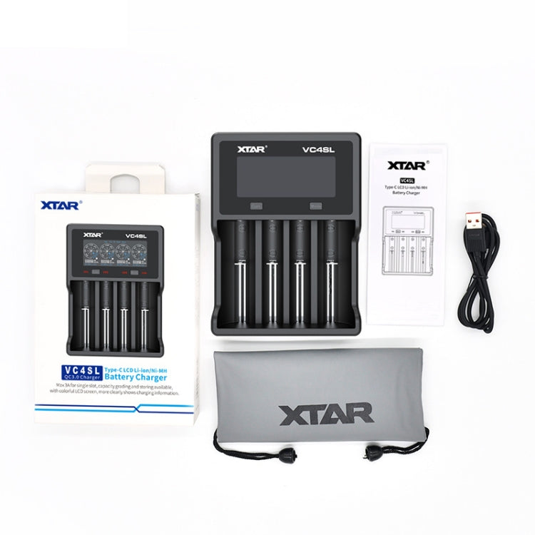 XTAR VC4SL / VC4S 4-Slot Smart Battery Charger