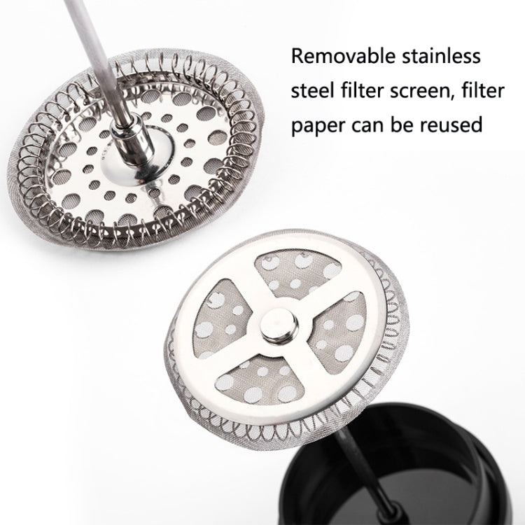 French Press Coffee Maker – Borosilicate Glass with Stainless Steel Filter