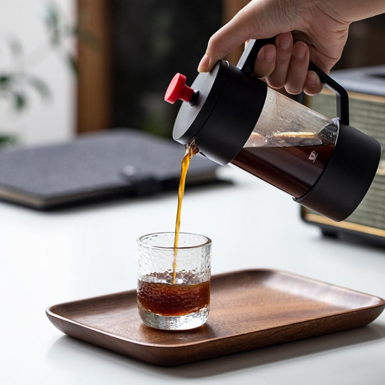 French Press Coffee Maker – Borosilicate Glass with Stainless Steel Filter