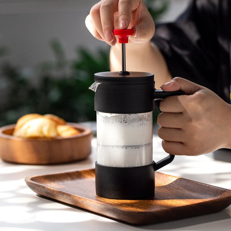 French Press Coffee Maker – Borosilicate Glass with Stainless Steel Filter