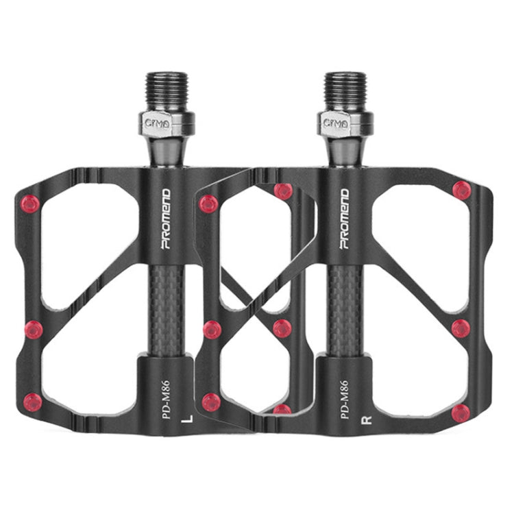 1 Paar PROMEND Fahrrad Rennrad Mountainbike 3 Palin Carbonfaser Lagerpedal, PD-M86C, PD-R87C