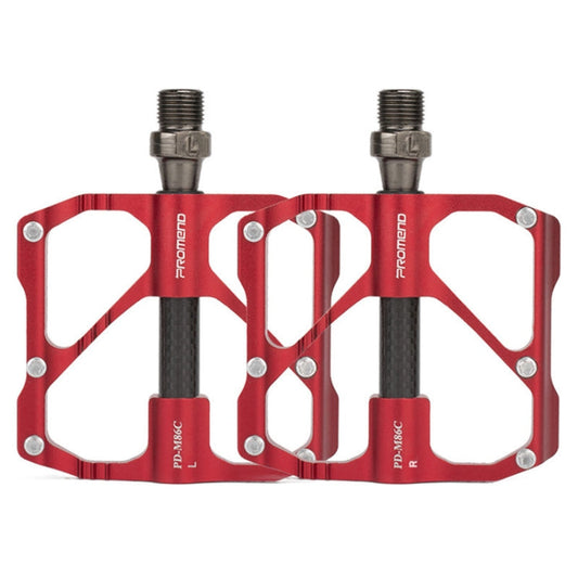 1 par de pedales de bicicleta de carretera PROMEND, de fibra de carbono, 3 rodamientos Palin, PD-M86C, PD-R87C