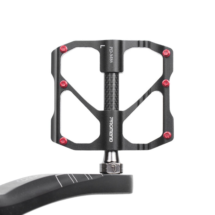1 Paar PROMEND Fahrrad Rennrad Mountainbike 3 Palin Carbonfaser Lagerpedal, PD-M86C, PD-R87C
