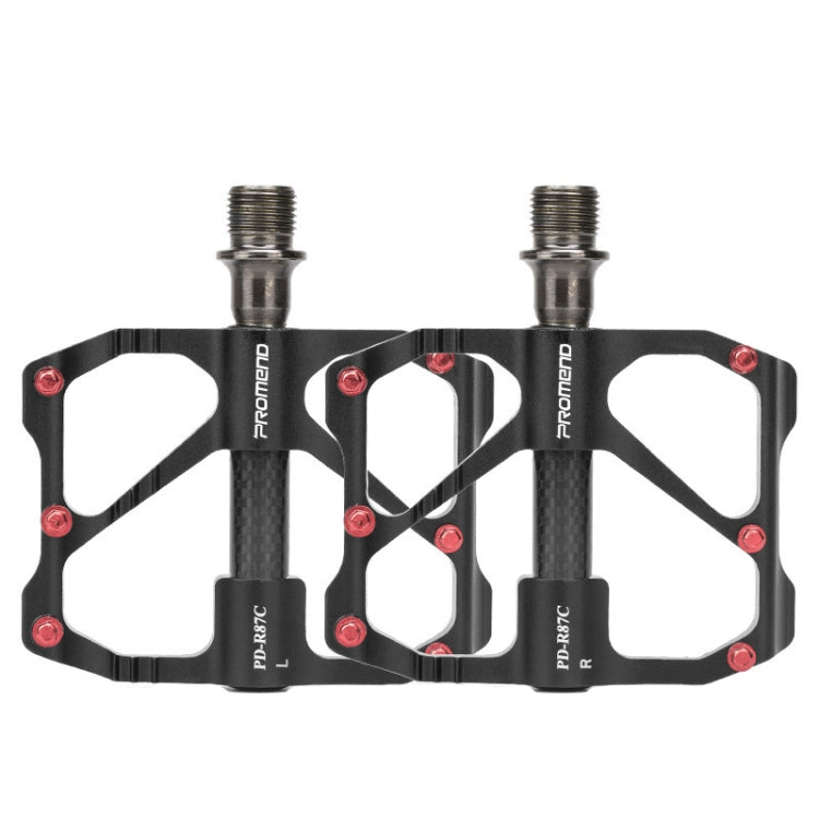 1 Paar PROMEND Fahrrad Rennrad Mountainbike 3 Palin Carbonfaser Lagerpedal, PD-M86C, PD-R87C