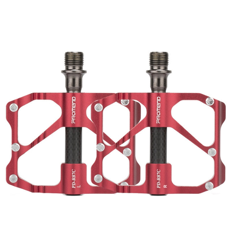 1 Paar PROMEND Fahrrad Rennrad Mountainbike 3 Palin Carbonfaser Lagerpedal, PD-M86C, PD-R87C