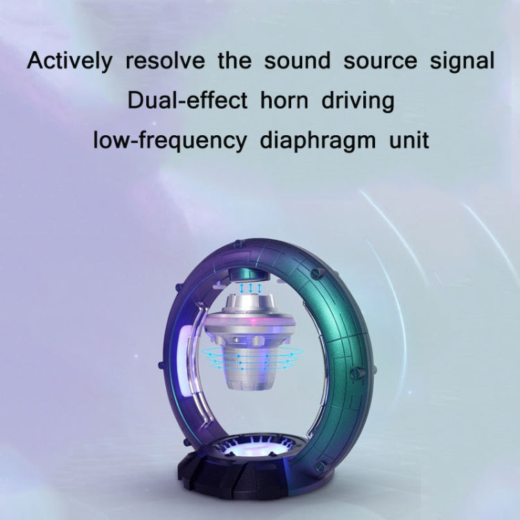 Magnetic Levitation Bluetooth Speaker – Spacecraft Design | Unique Gift for Family Abroad