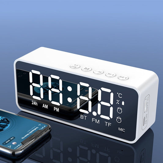ZXL-G50 Mini Mirror Alarm Bluetooth Speaker with Clock & Temperature Display