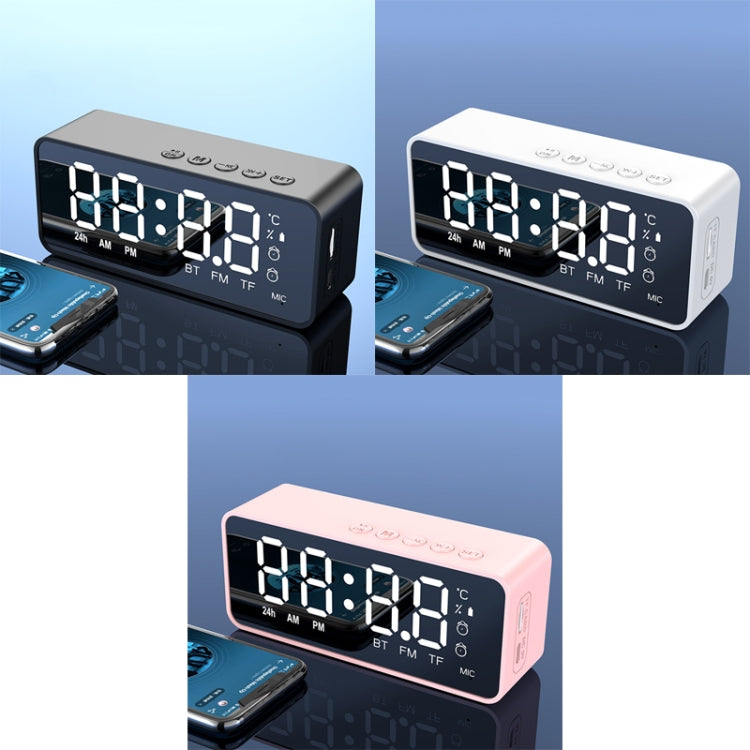 ZXL-G50 Mini Mirror Alarm Bluetooth Speaker with Clock & Temperature Display
