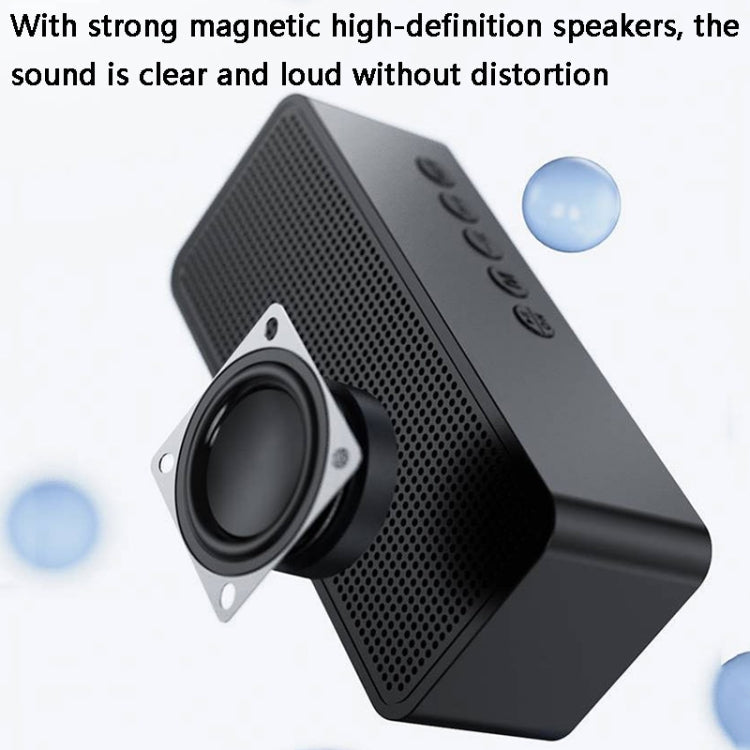 ZXL-G50 Mini Mirror Alarm Bluetooth Speaker with Clock & Temperature Display
