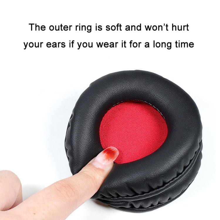 Replacement Earmuffs for Audio-Technica ATH-S200BT | Protein Leather Ear Cushions – Black/Gray, White/Gray, Black/Red, Black/Blue