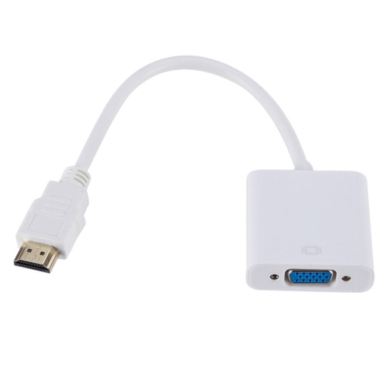 ZHQ007 HD 1080P HDMI zu VGA Konverter, Weiß, Schwarz