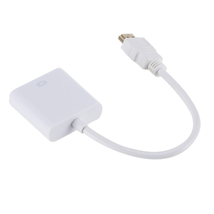 ZHQ007 HD 1080P HDMI zu VGA Konverter, Weiß, Schwarz