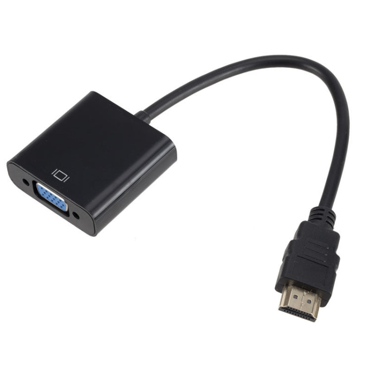 ZHQ007 HD 1080P HDMI zu VGA Konverter, Weiß, Schwarz