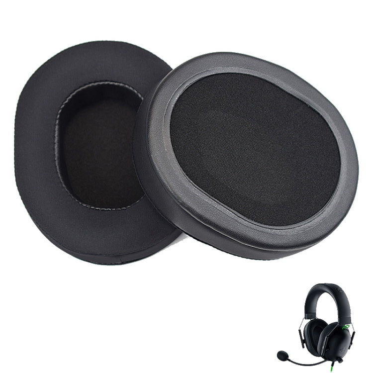 1 Paar Ohrpolster Für Razer BlackShark V2 X / V2 USB Headset, Farbe: Black Gel, Black Mesh, Black Gel