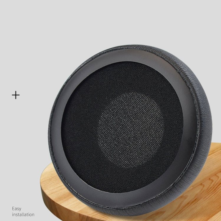 1 par de almohadillas de proteína de cuero y esponja para JBL T450 / Tune 600 / T500BT, negro, morado claro, azul marino