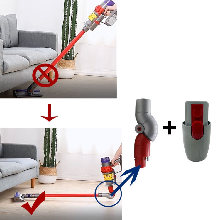Vacuum Cleaner Attachment Adapter Compatible with Dyson V7, V8, V10 & V11 | Top & Bottom Adapter